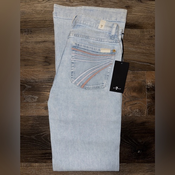 NWT 7 For All Mankind Tailorless Dojo Jeans 7FAMK - Picture 2 of 5